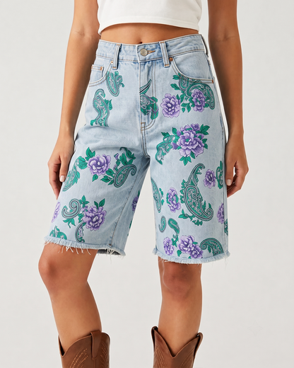 Paisley Prairie RB-BOT08 – Front View – Riley – Light Wash