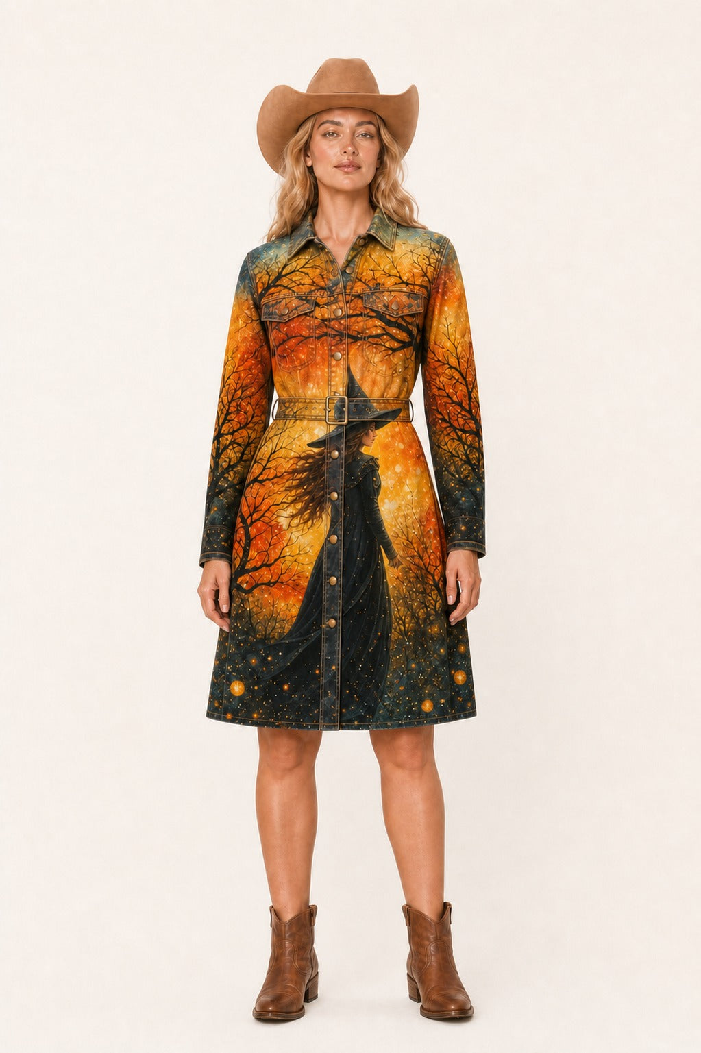 Crimson Prairie Wisp RB-DRS12 – Front View – Riley – orange, black, gold
