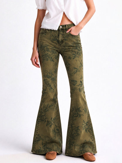 Prairie Sage Bloom 072 Flare Jeans