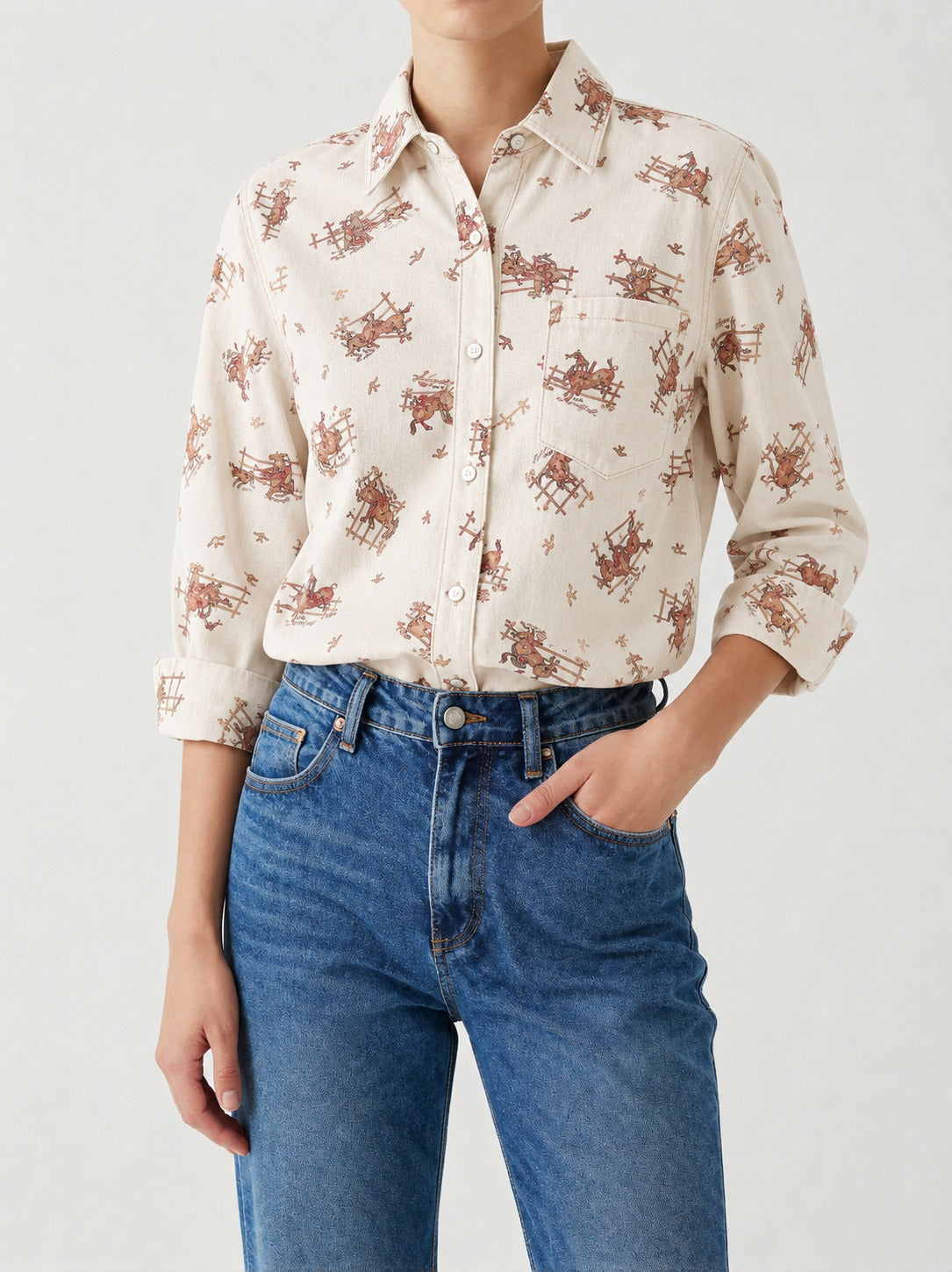 Prairie Rider RB-TOP16 – Front View – Riley – cream