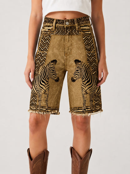 Zebra Trail RB-BOT08 – Front View – Riley – gold, black