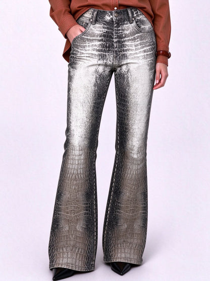 Silverado Scales Flare Jeans