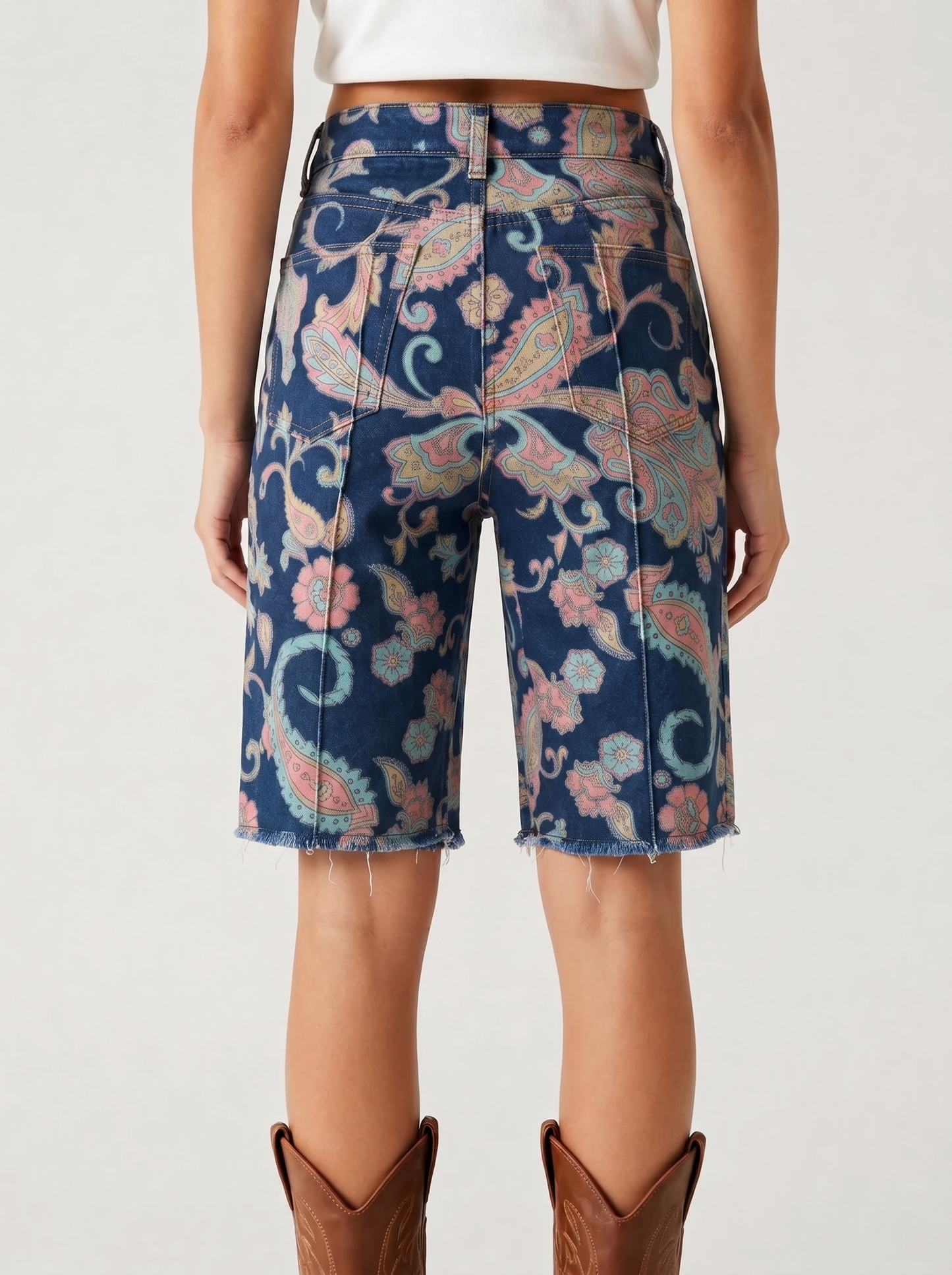 Desert Bloom RB-BOT23 – Front View – Riley – Medium Blue