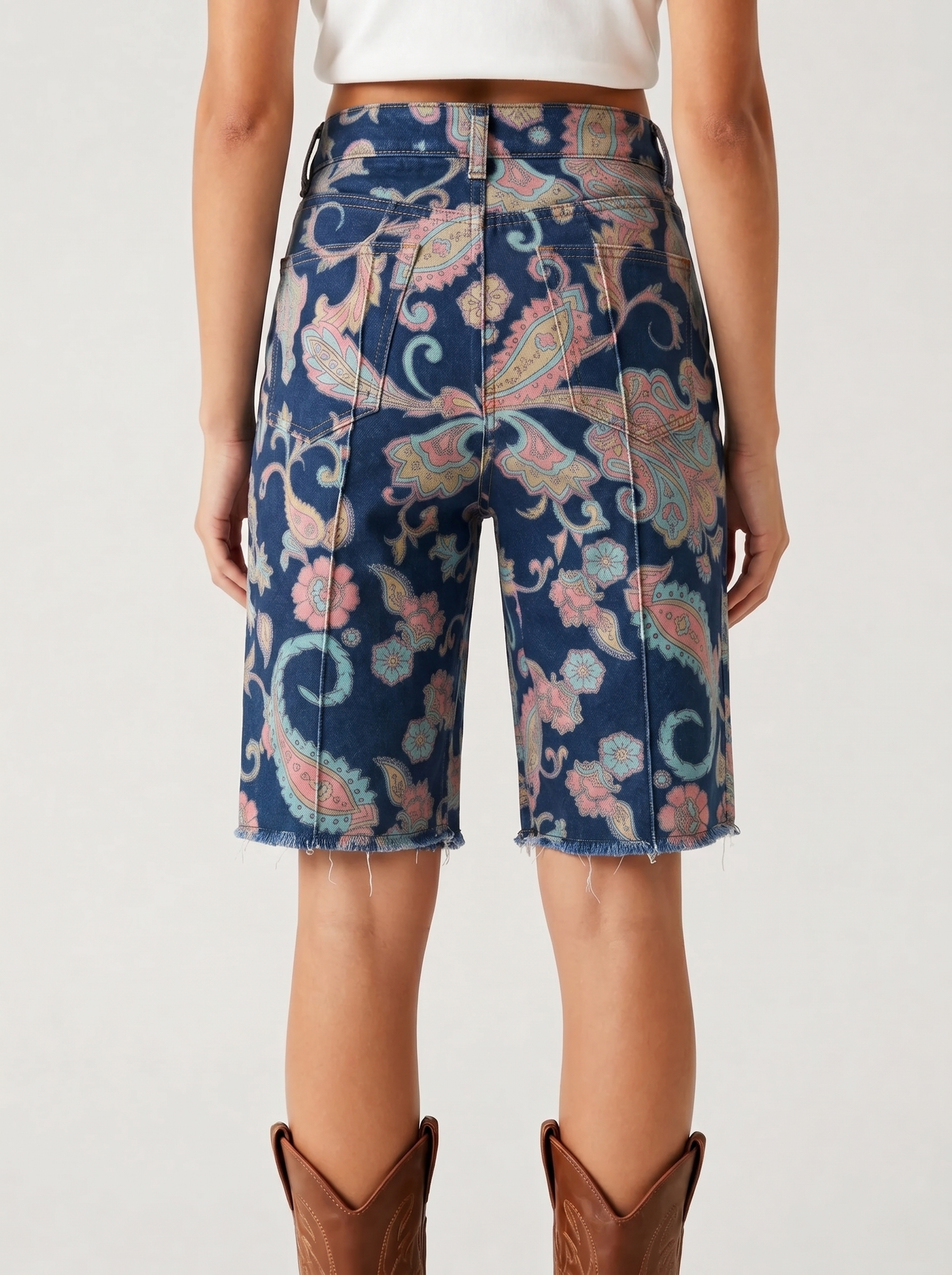 Desert Bloom RB-BOT23 – Front View – Riley – Medium Blue