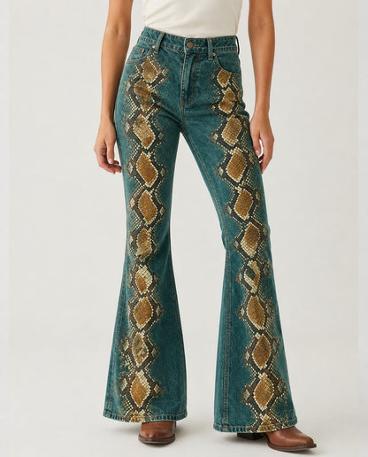 Desert Serpent RB-BOT04 – Front View – Riley – Denim