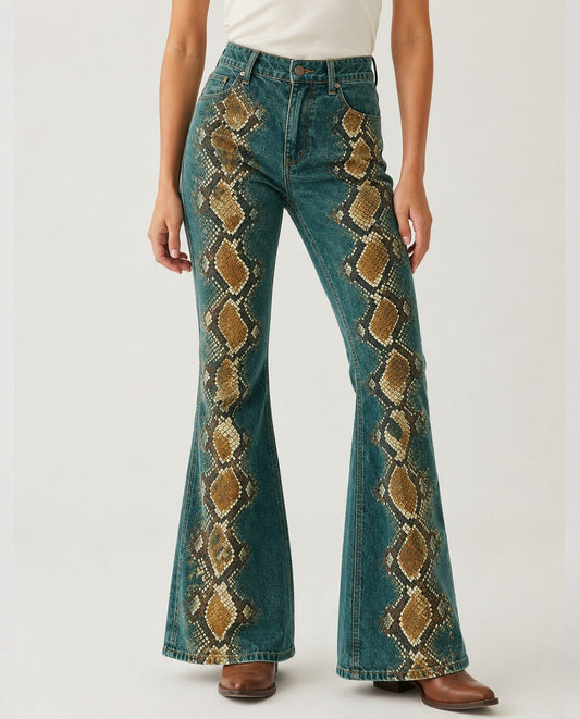 Desert Serpent RB-BOT04 – Front View – Riley – Denim