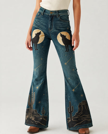 Desert Howl RB-BOT04 – Front View – Riley – Indigo