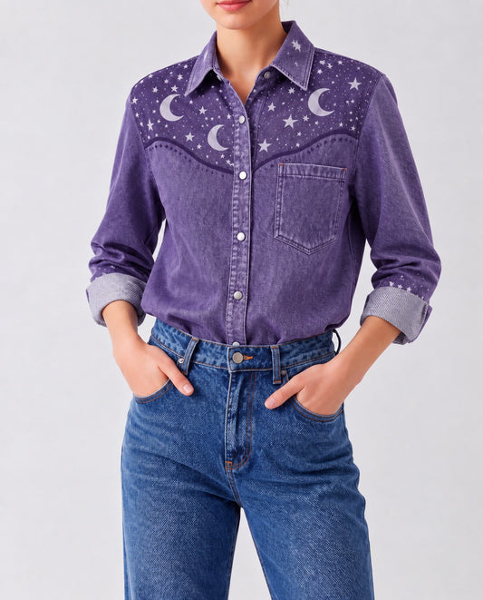 Starry Night Ride RB-TOP16 – Front View – Riley – Purple