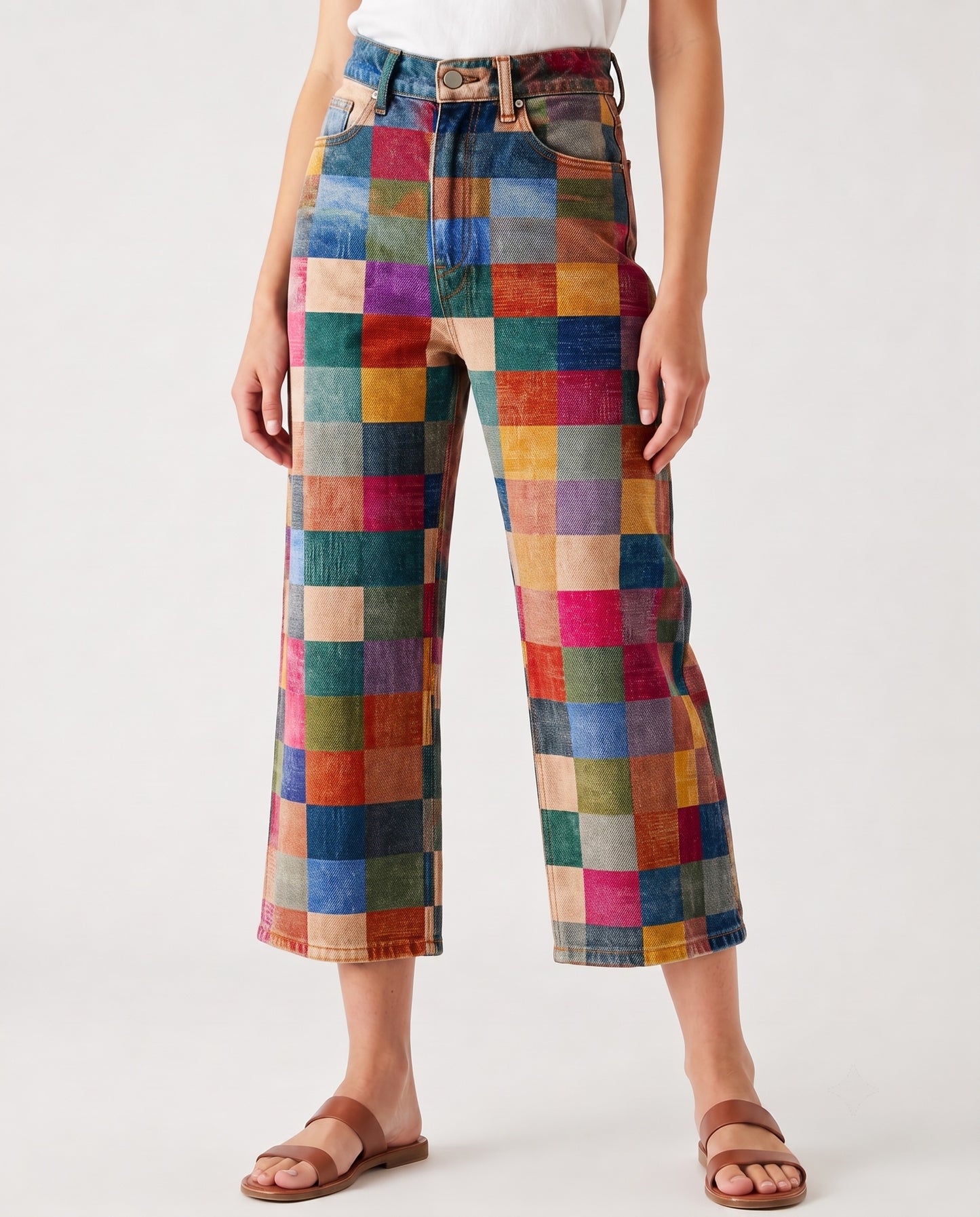 Patchwork Frontier RB-BOT24 – Front View – Riley – multicolor
