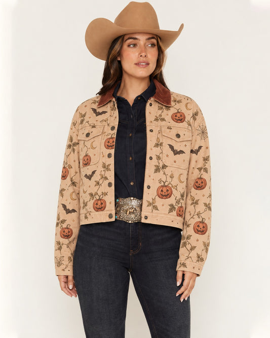 Pumpkin Prairie Tan RB-JKT01 – Front View – Riley – tan