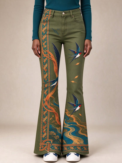 Canyon Swallow Flight Flare Jeans