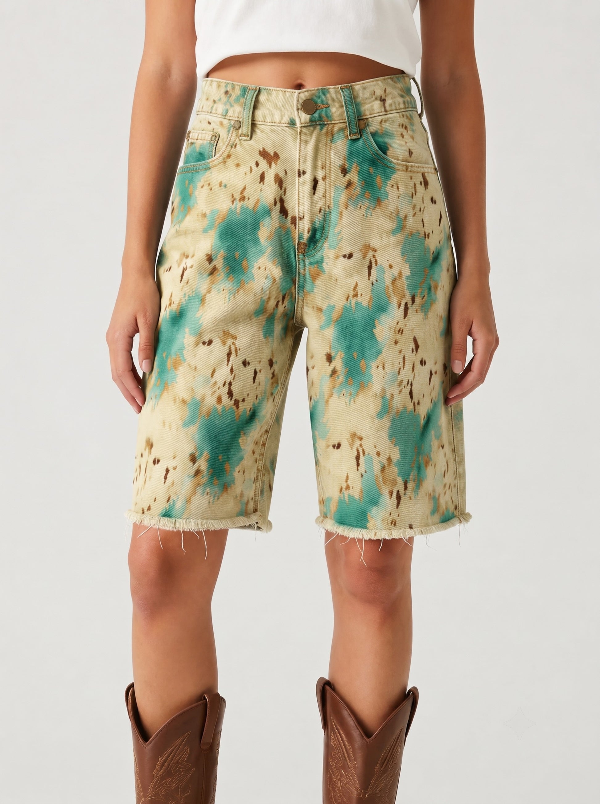 Desert Mirage Teal RB-BOT08 – Front View – Riley – teal, beige