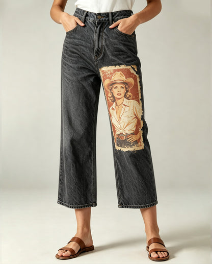 Prairie Queen RB-BOT24 – Front View – Riley – dark indigo