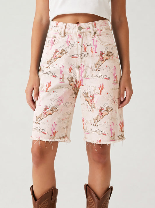 Cactus Mirage Cream RB-BOT08 – Front View – Riley – Cream, Pink