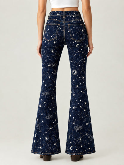 Stellar Outback Bootcut Jeans – Front View – Riley – navy blue