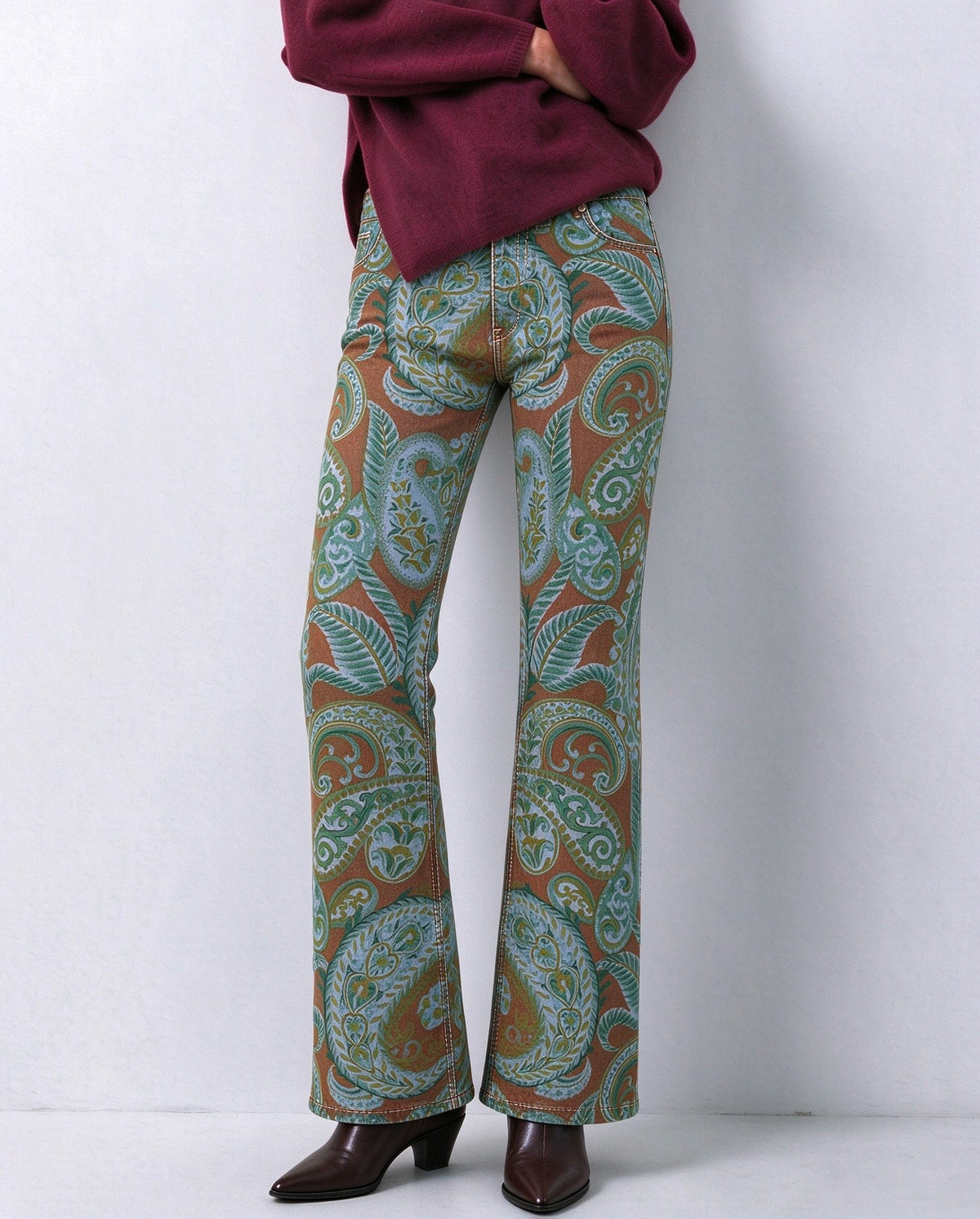 Gunsmoke Paisley Bootcut Jeans