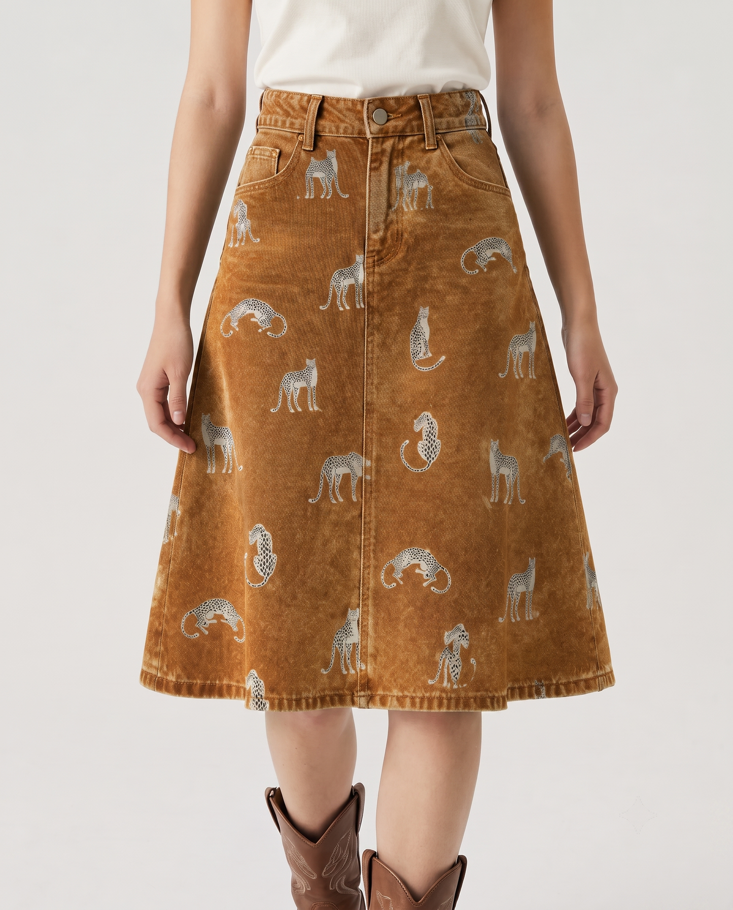 Savanna Stroll RB-SKT03 – Front View – Riley – Brown