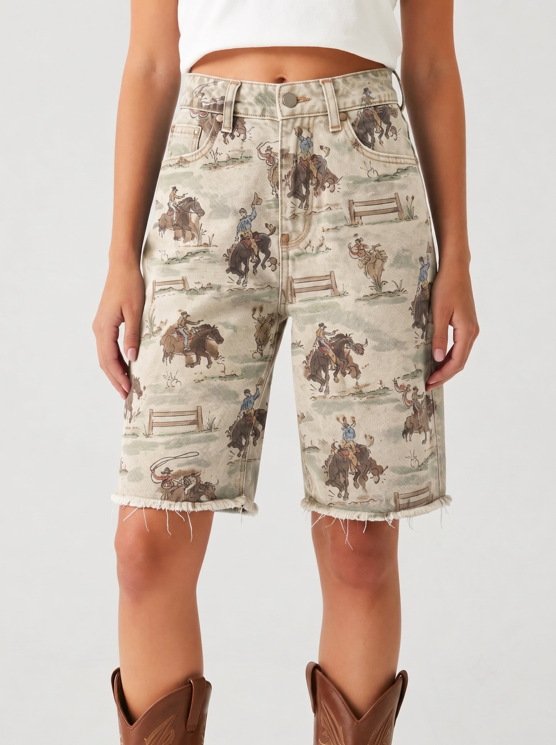 Rodeo RB-BOT08 – Front View – Riley – beige