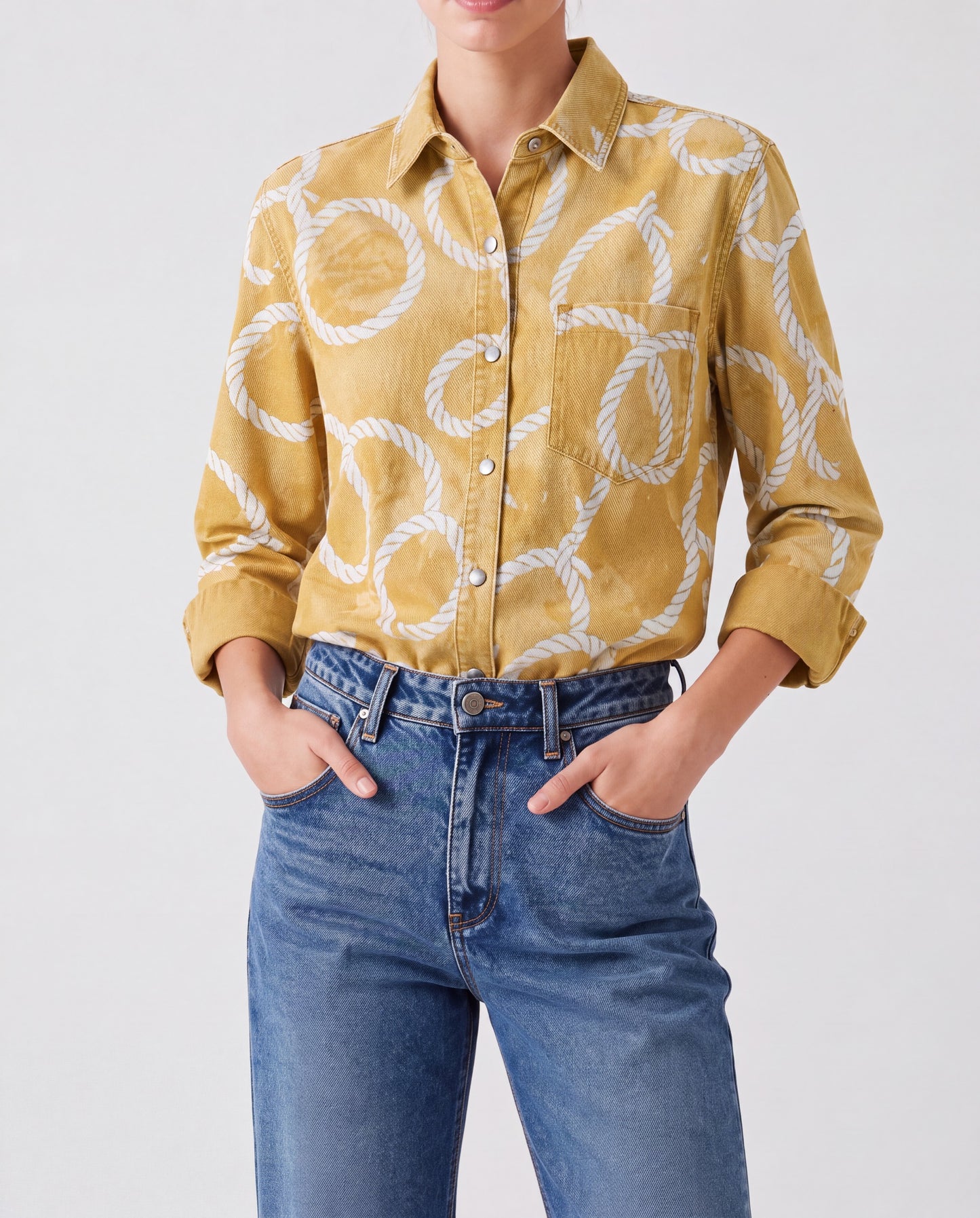 Rope Knot Ranger RB-TOP16 – Front View – Riley – Mustard Yellow