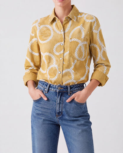 Rope Knot Ranger RB-TOP16 – Front View – Riley – Mustard Yellow