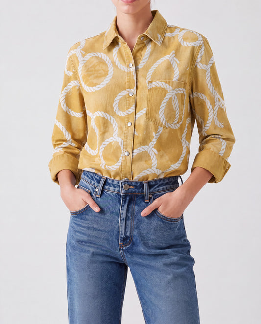 Rope Knot Ranger RB-TOP16 – Front View – Riley – Mustard Yellow