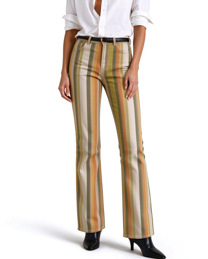 Prairie Stripe Bootcut Jeans