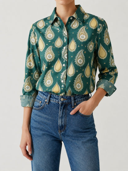 Prairie Echo RB-TOP16 – Front View – Riley – Denim