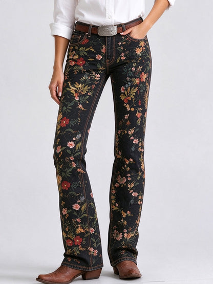 Ridge Midnight Low-Rise Bootcut Jeans