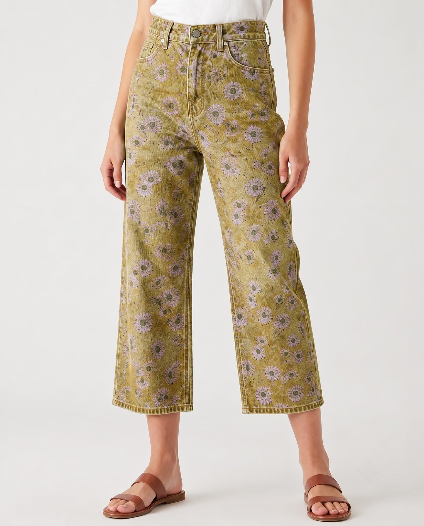 Cactus Bloom Olive RB-BOT24 – Front View – Riley – olive