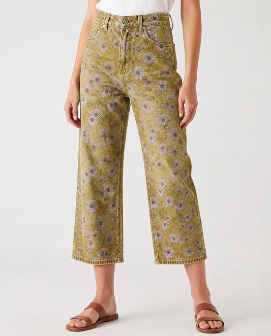 Cactus Bloom Olive RB-BOT24 – Front View – Riley – olive