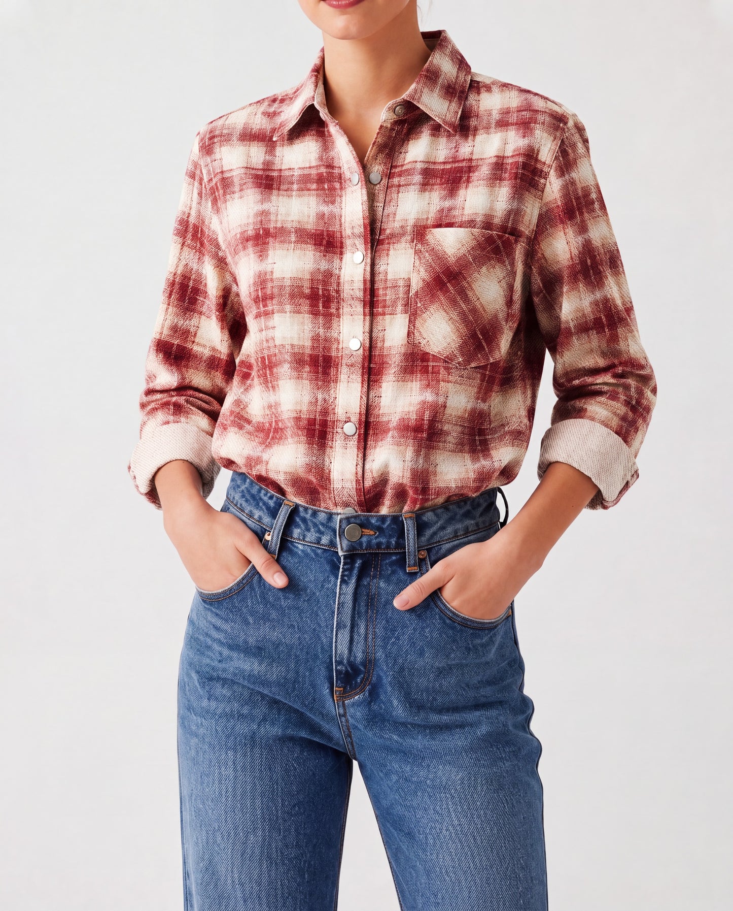 Prairie Flame RB-TOP16 – Front View – Riley – red, cream