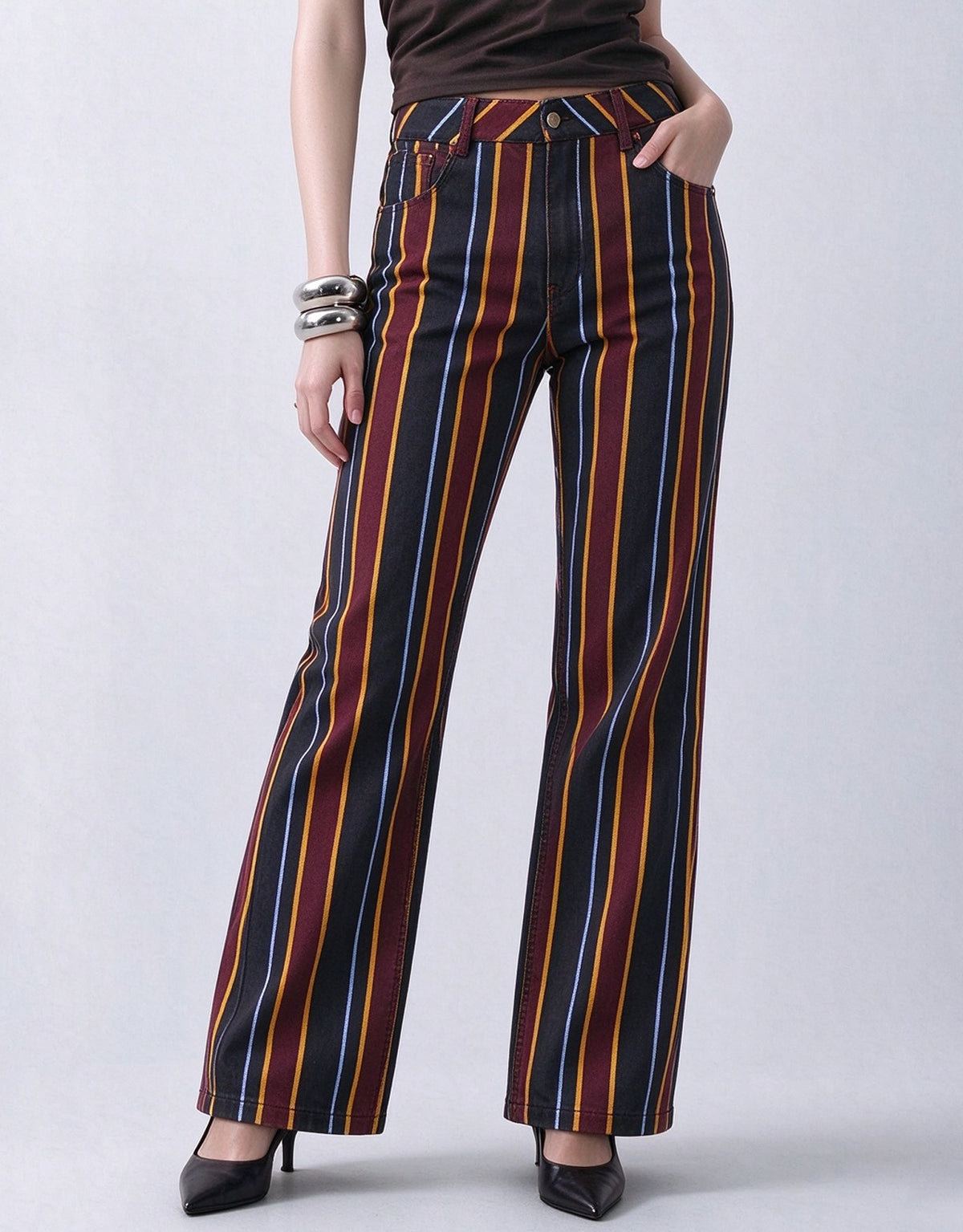 Midnight Rodeo Stripe Bootcut Jeans