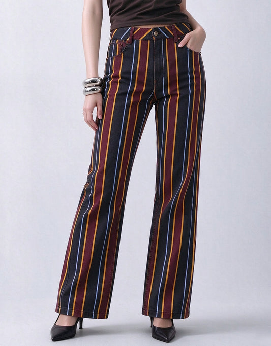 Midnight Rodeo Stripe Bootcut Jeans