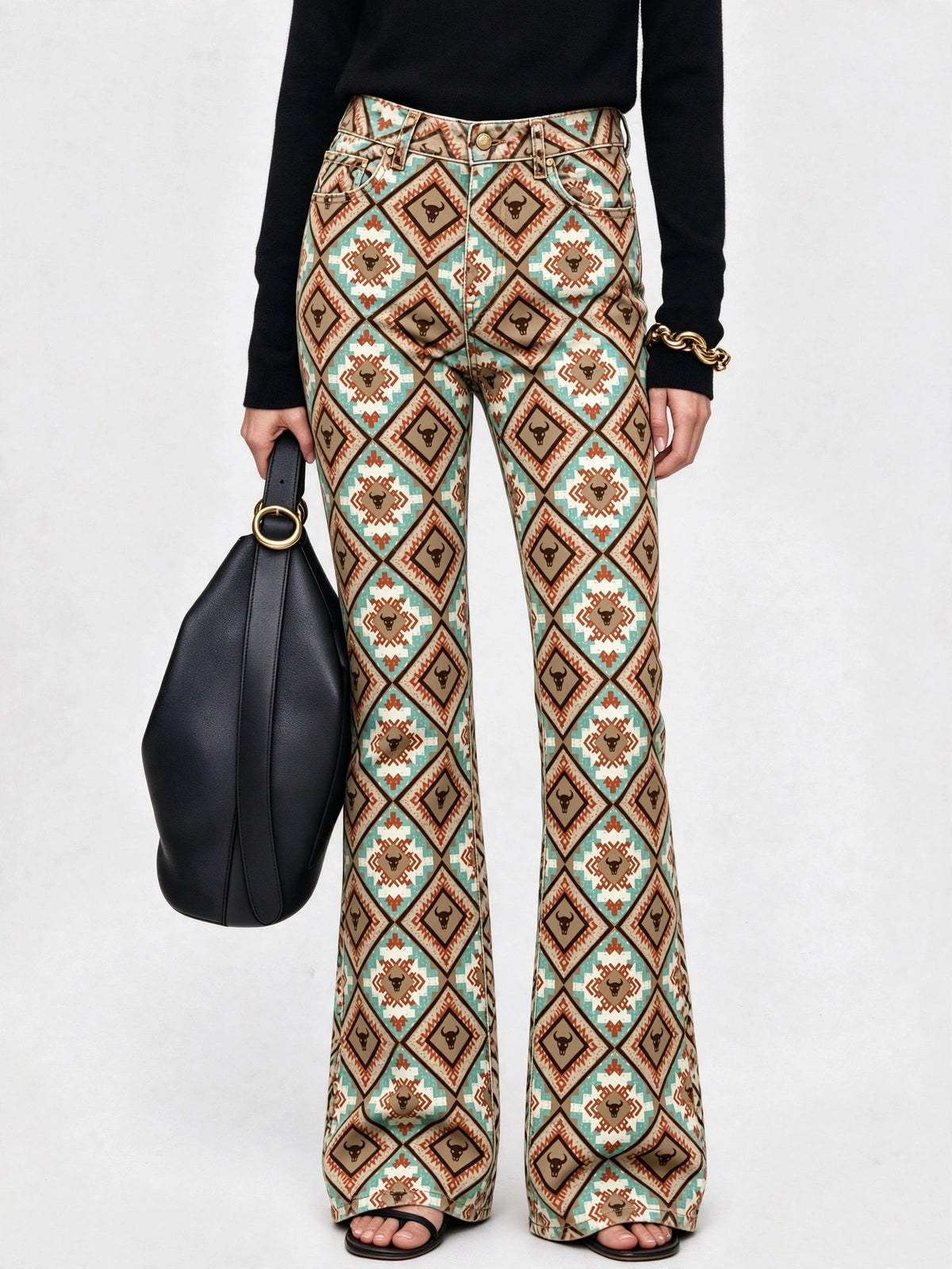 Santa Fe Blossom Flare Jeans