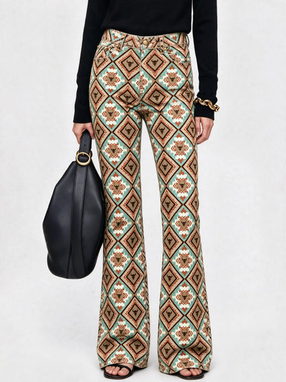 Santa Fe Blossom Flare Jeans