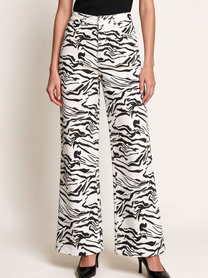 Wild Zebra Rodeo RB-BOT05 – Front View – Riley – Black
