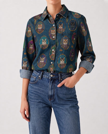 Cattail Catwalk RB-TOP16 – Front View – Riley – teal