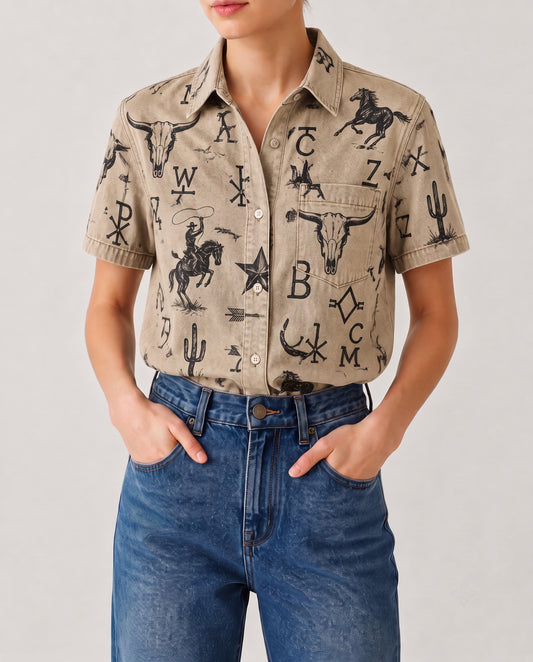Cactus Crossroads RB-TOP15 – Front View – Riley – beige
