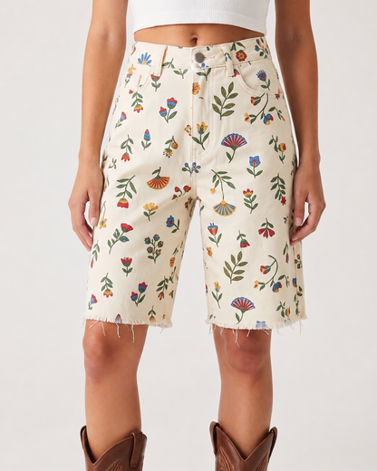 Desert Bloom Cream (floral) RB-BOT08 – Front View – Riley – Cream