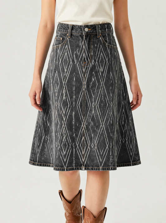 Dark Gray Diamonds RB-SKT03 – Front View – Jessie – Dark Gray