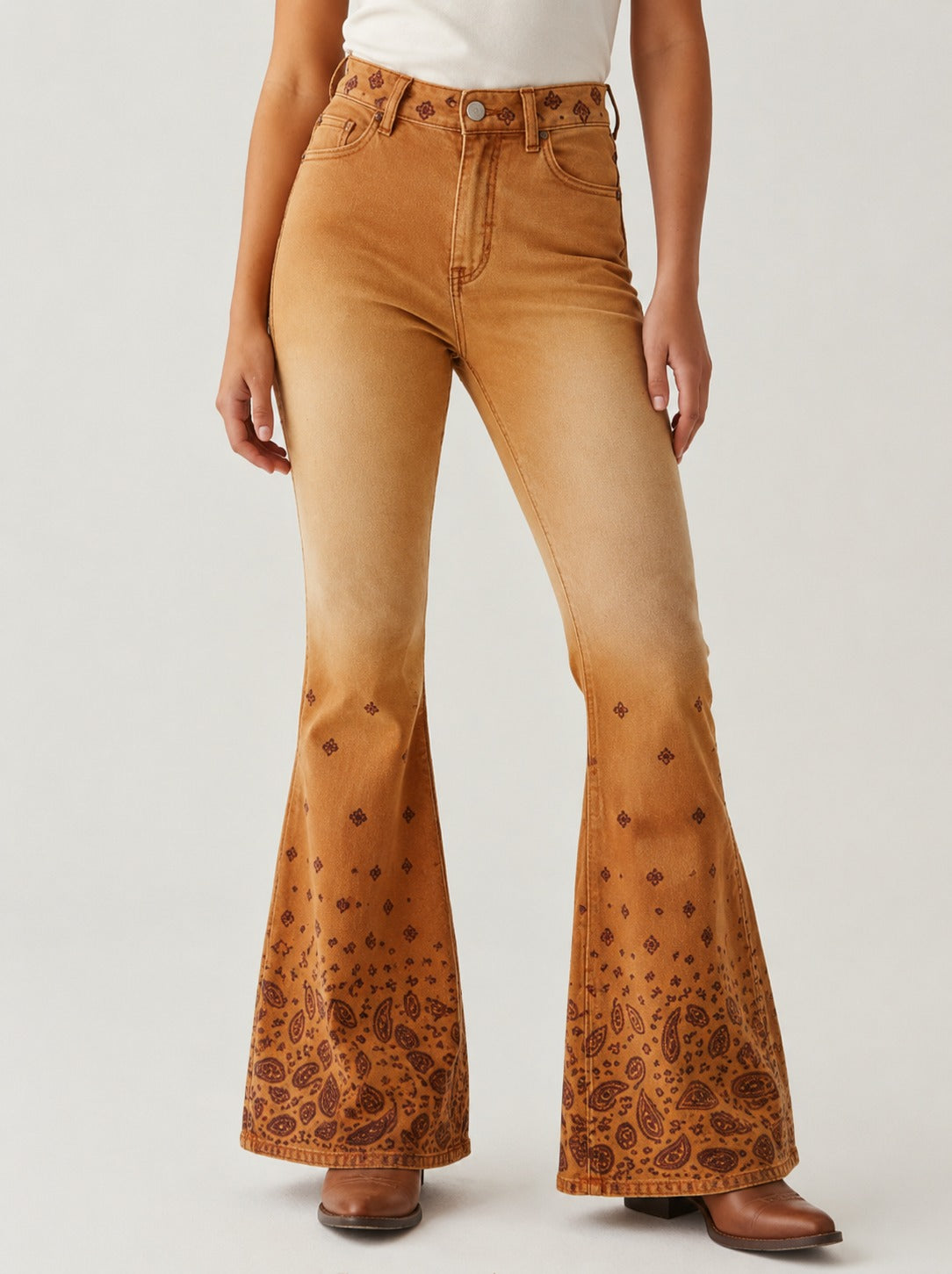Desert Mirage Tan RB-BOT04 – Front View – Riley – tan