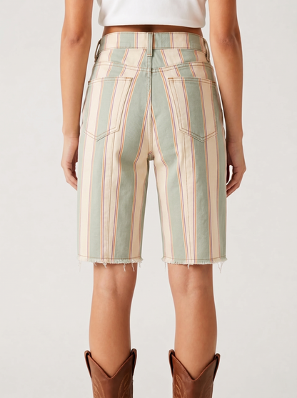 Sage Stripe RB-BOT23 – Front View – Riley – Medium Blue