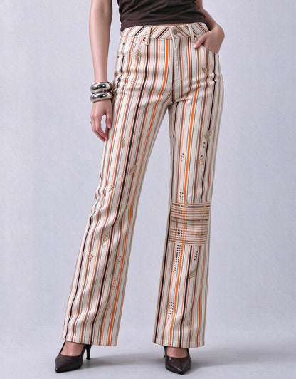 Adobe Sunset Stripe Bootcut Jeans