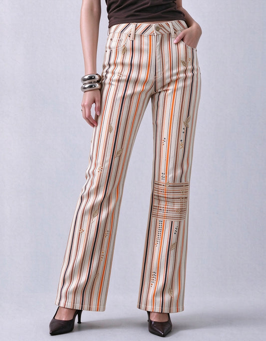 Adobe Sunset Stripe Bootcut Jeans