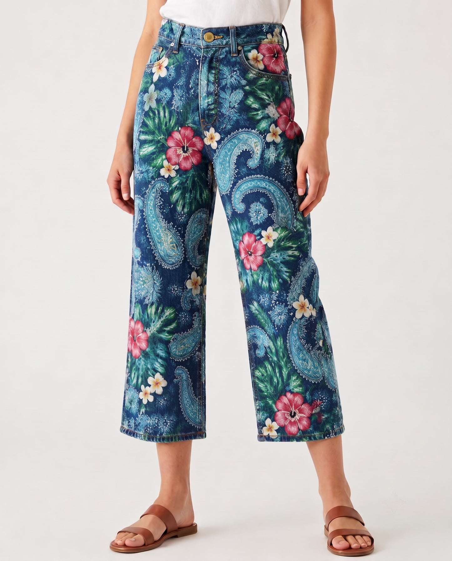 Prairie Bloom Navy RB-BOT24 – Front View – Riley – Navy Blue