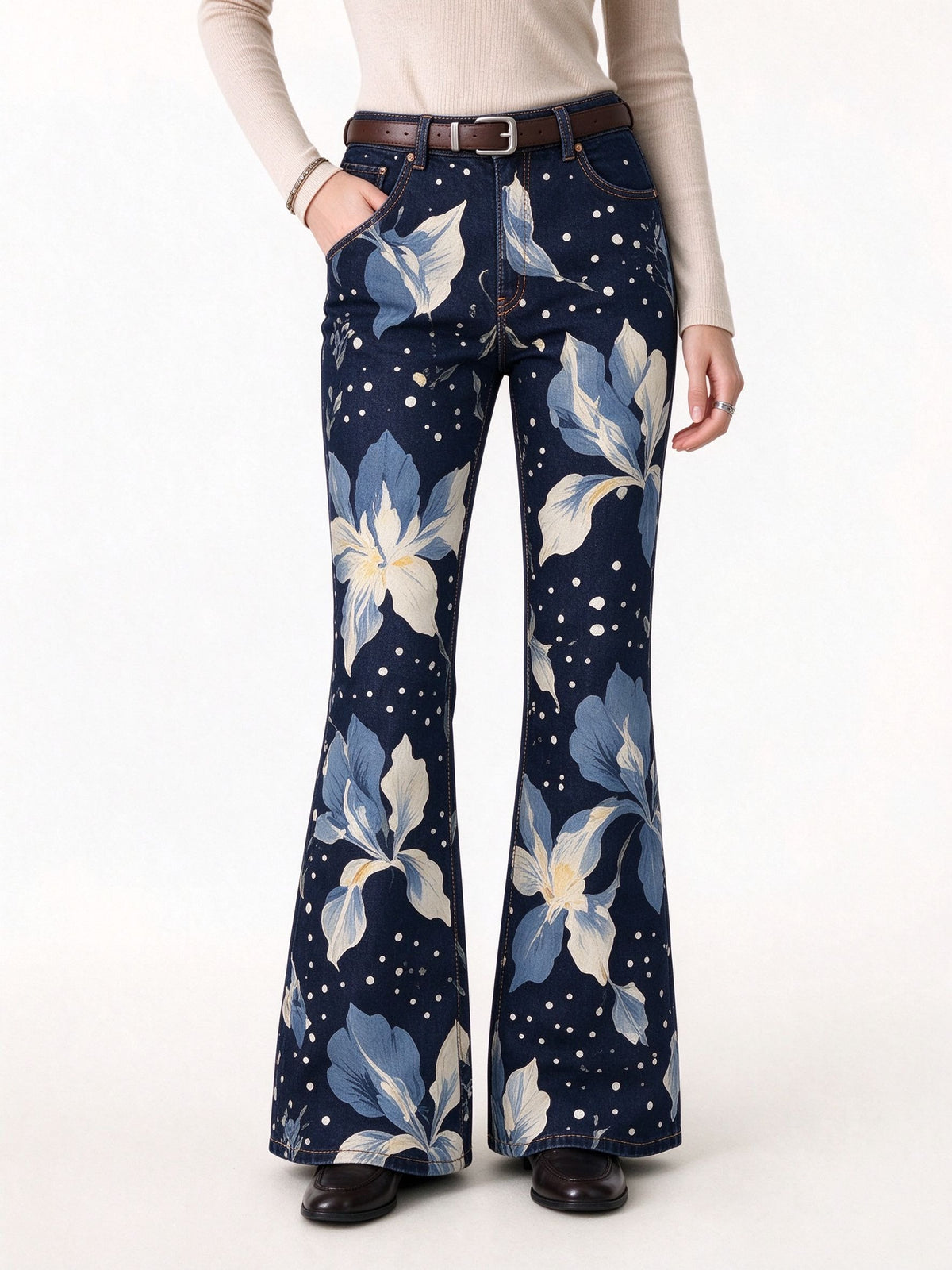 Prairie Star Blossom Flare Jeans