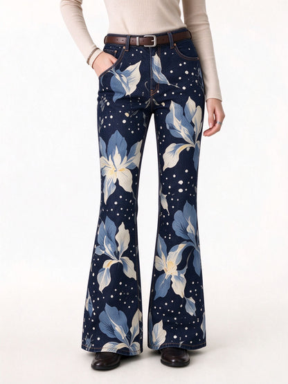 Prairie Star Blossom Flare Jeans