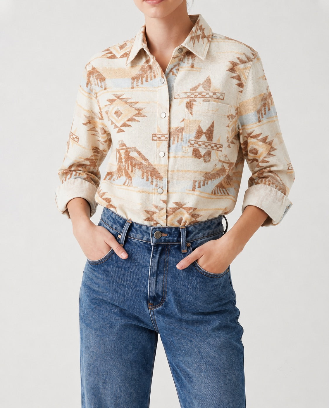 Desert Mirage Cream RB-TOP16 – Front View – Riley – cream, tan, light blue