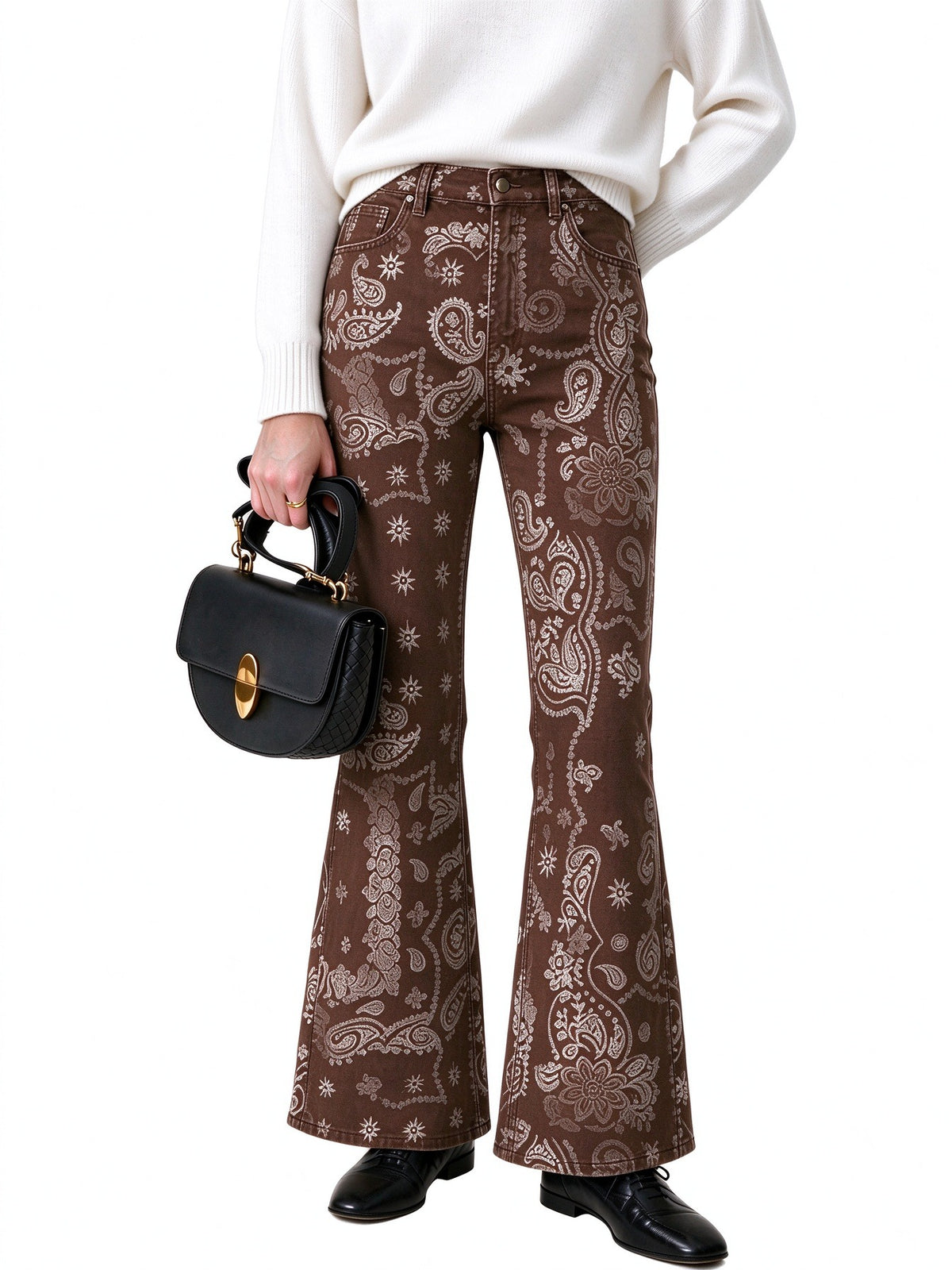 Paisley Range Flare Jeans