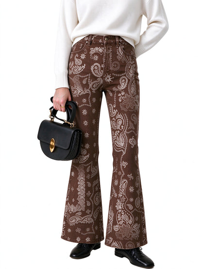 Paisley Range Flare Jeans